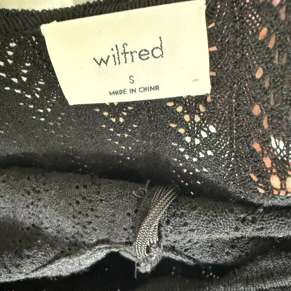 Aritzia, Wilfred Black Knitted Dress With A Swooped Back - Picture 2 of 2